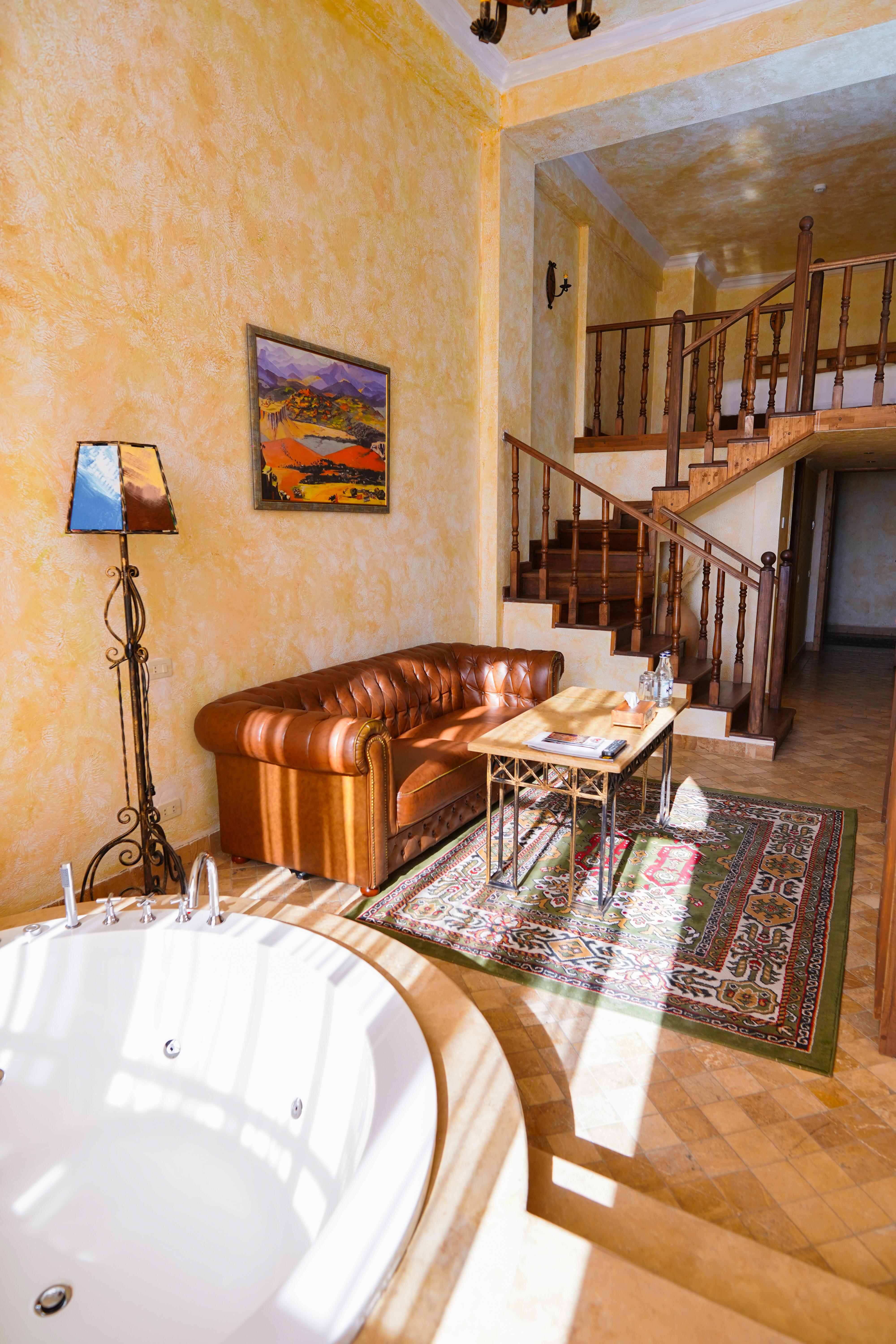 Caucasus Hotel Kasagh Buitenkant foto A 3D rendering of a living room