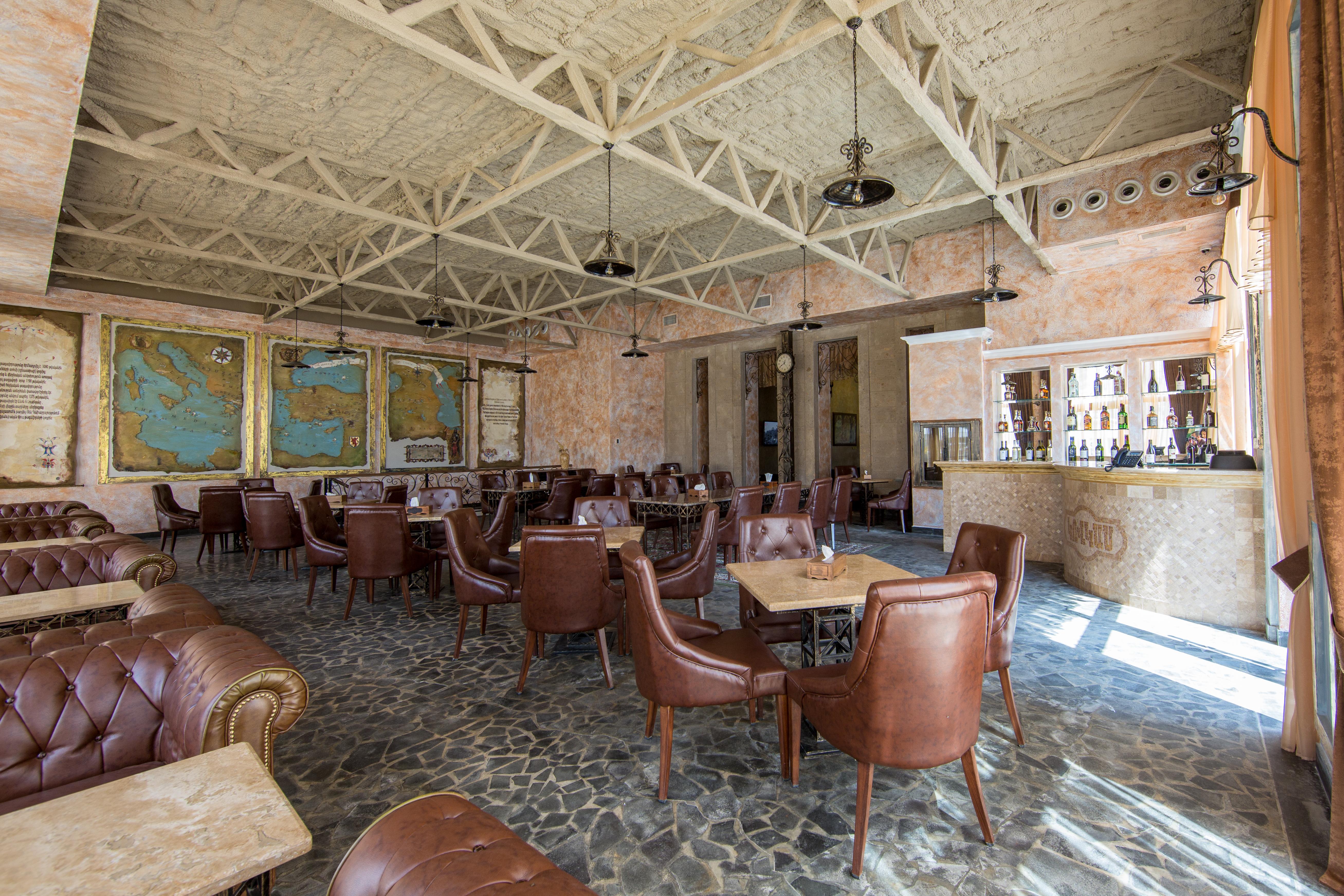 Caucasus Hotel Kasagh Buitenkant foto The interior of the restaurant