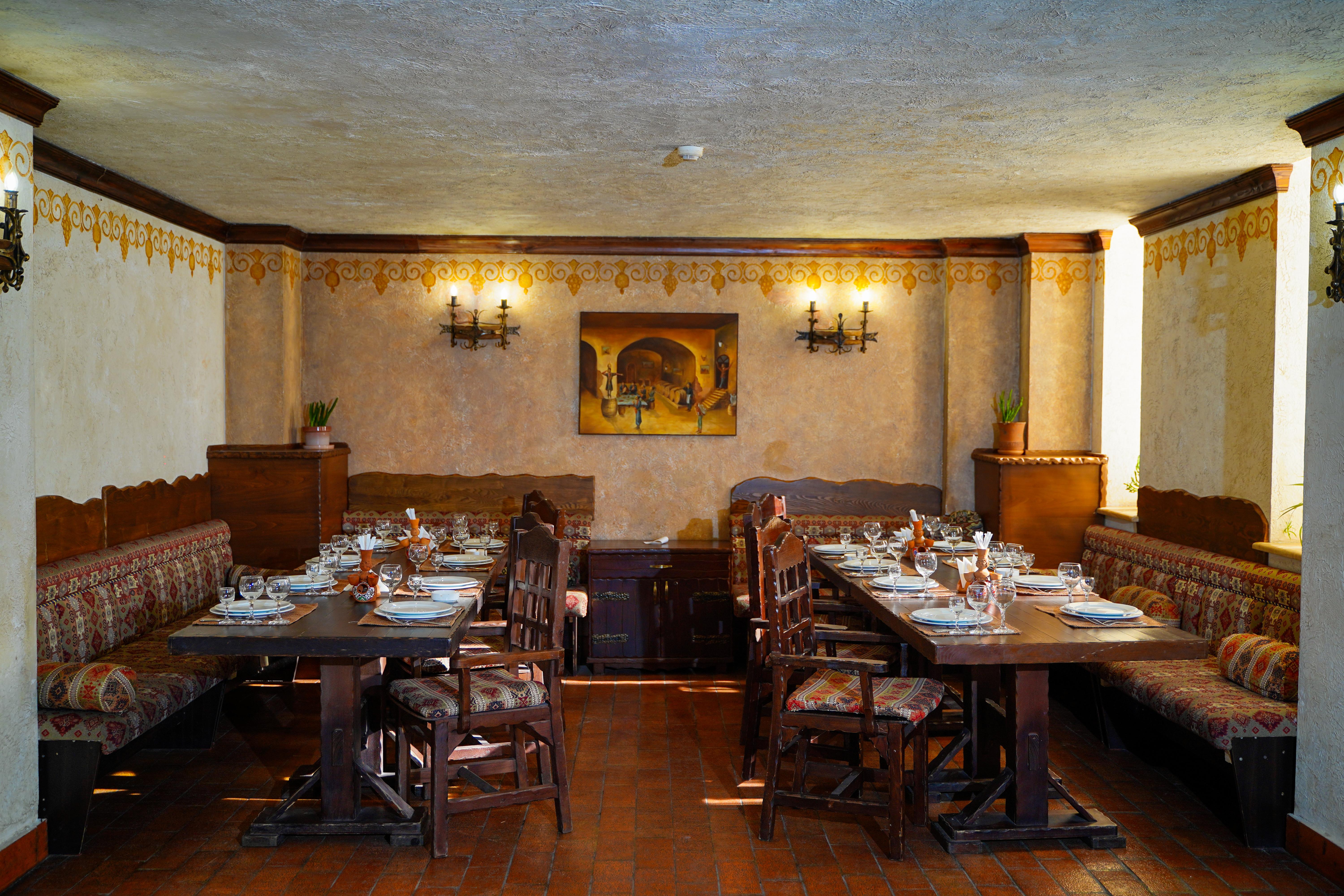 Caucasus Hotel Kasagh Buitenkant foto Restaurant in the hotel